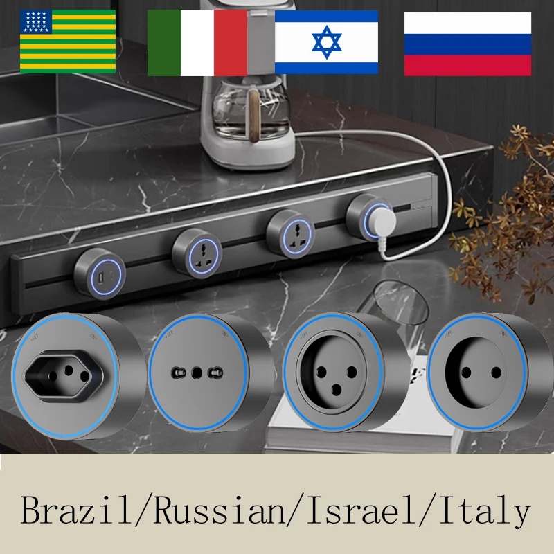 Phone Accessories Uk - 30CM/40CM/50CM Soket Rel Listrik Dinding Brazil/Rusia/Israel/Italia,