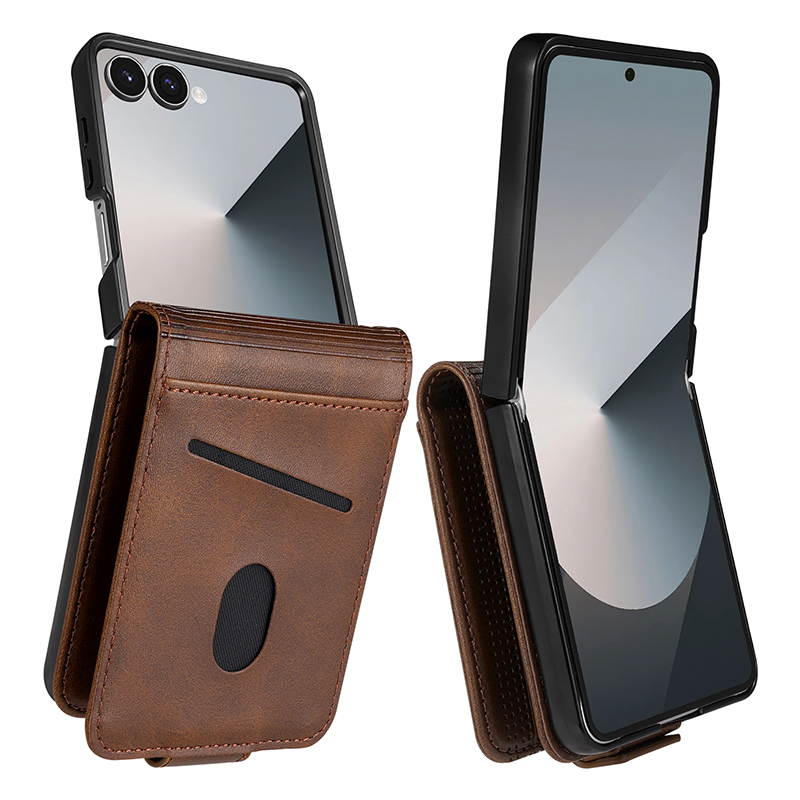 Phone Accessories Hippers - Dompet Kartu Kulit dengan Penyangga untuk