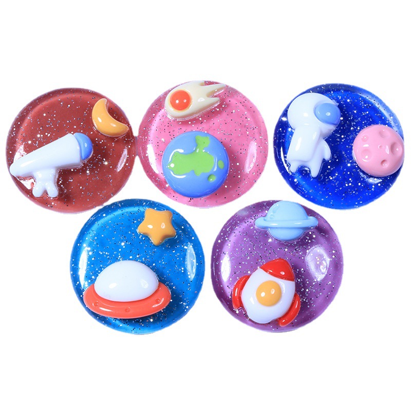 Phone Accessories Wholesale Suppliers - 10 Buah Resin Universe Space Cabochons