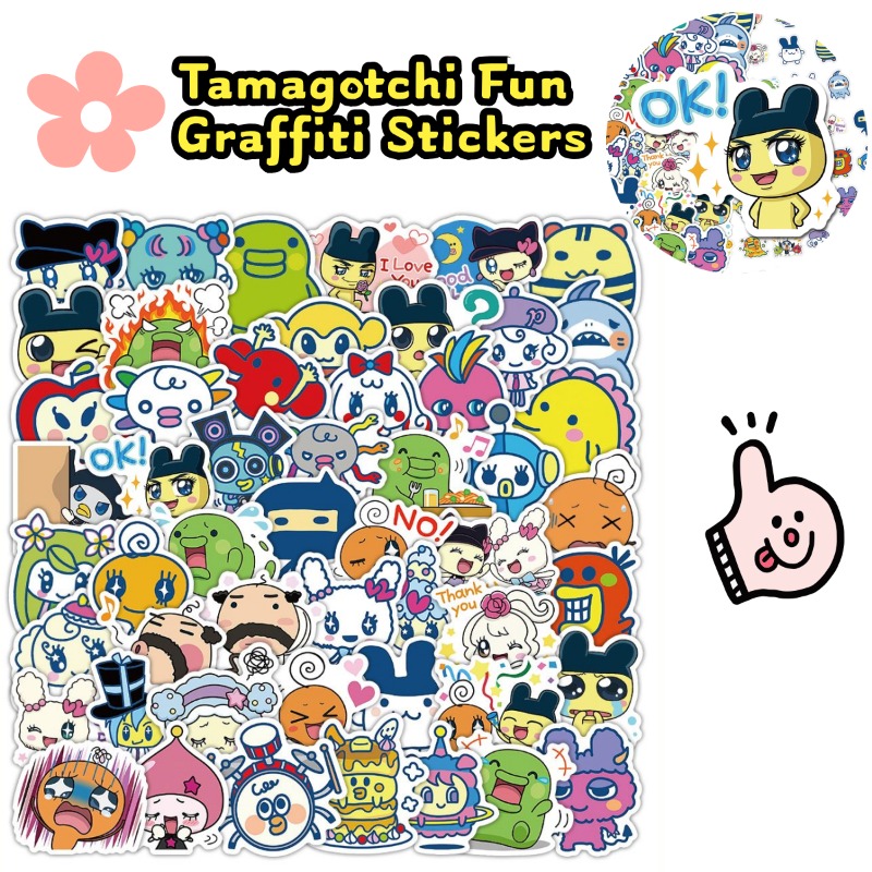 Phone Accessories And Electronics - Stiker Tamagotchi Jepang Hewan Peliharaan Elektronik