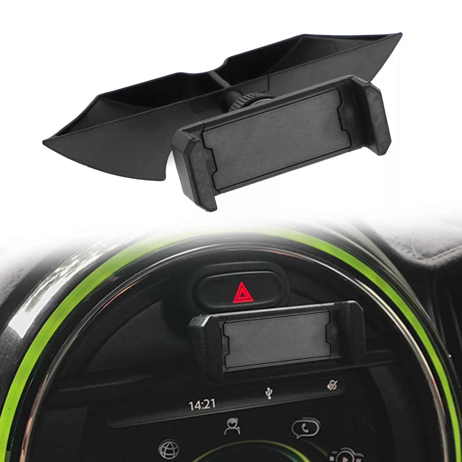 Phone Accessories Uk - Dudukan Ponsel Dudukan Depan Mobil Logam