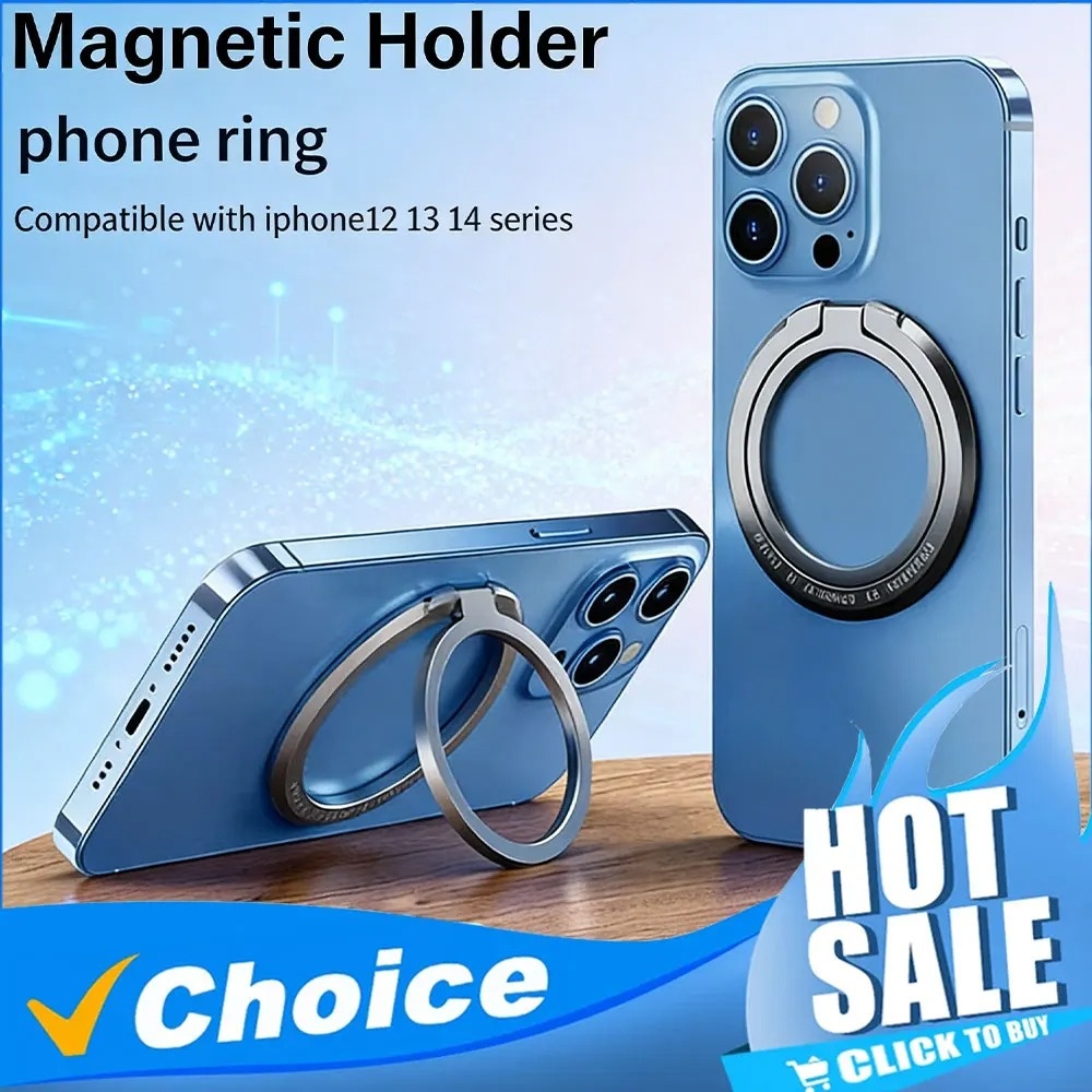 Pop Socket Grip - Penyangga Ponsel Magnetik dengan Pegangan Jari