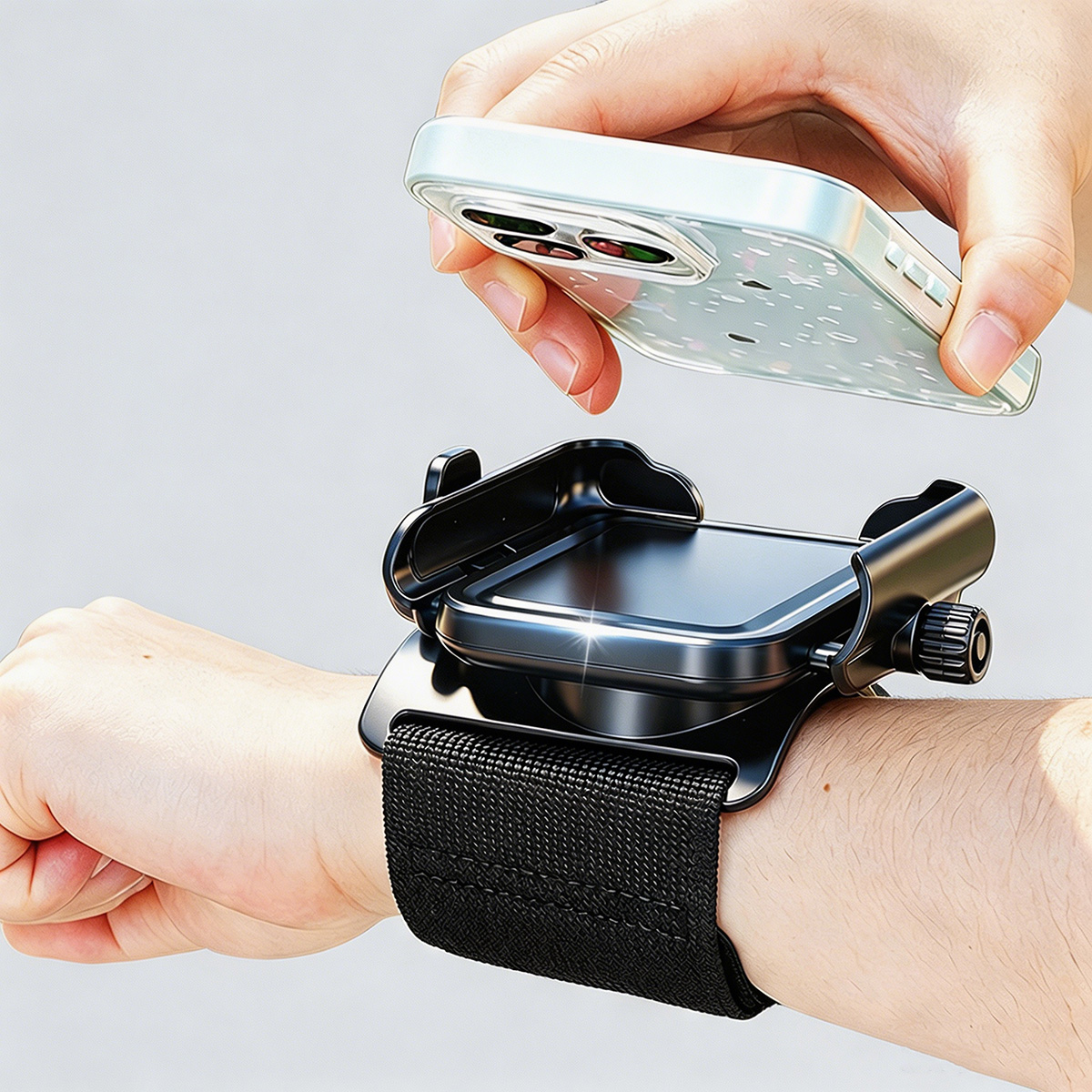 Phone Accessories For Running - Penyangga Ponsel Gelang Tangan Lepas Cepat