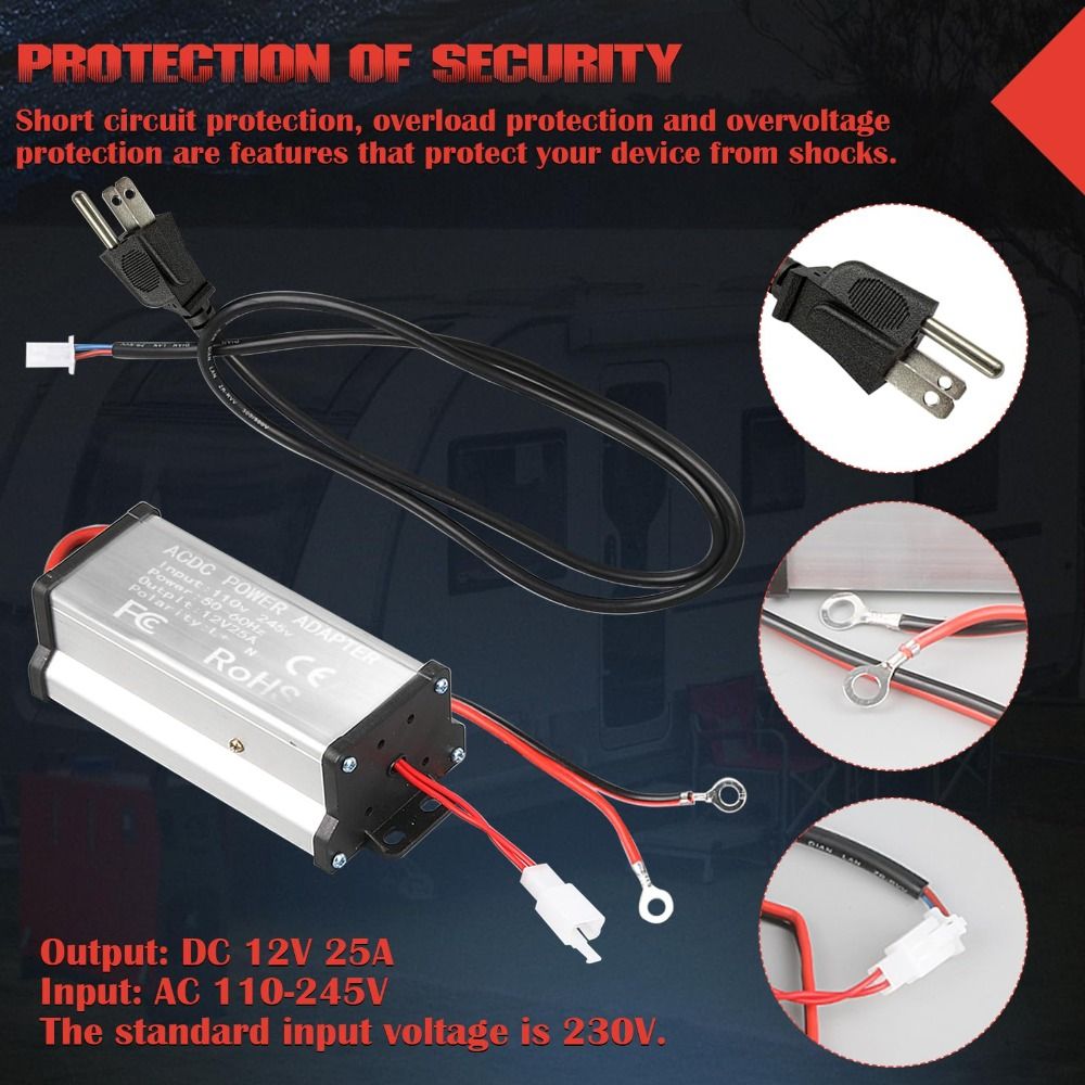 Phone Accessories Uk - Konverter Pemanas Diesel 300W Input 110V/220V