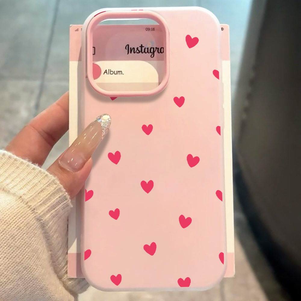 Casing Ponsel Pola Hati Cinta  - Phone Accessories Red ulasan dan harga