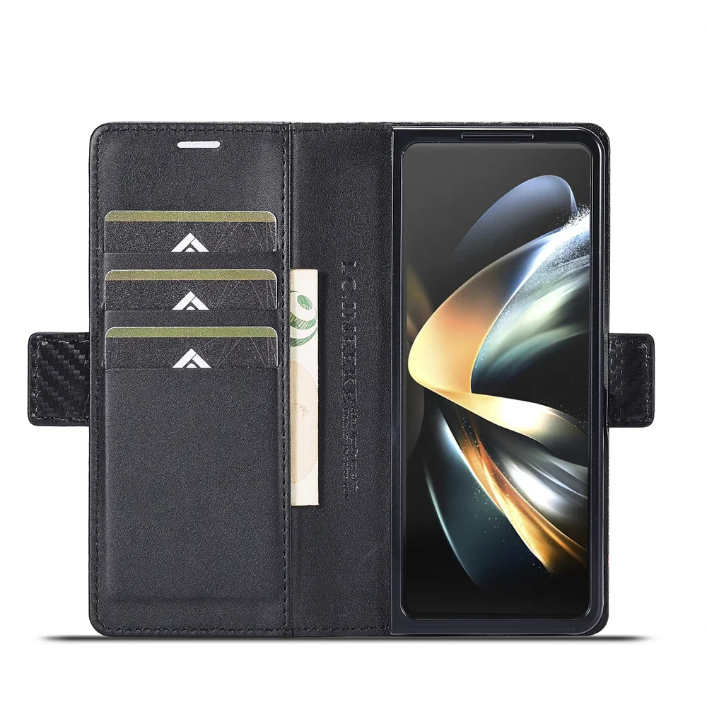 Penutup Kulit PU Serat Karbon  - Phone Accessories Hippers ulasan dan harga