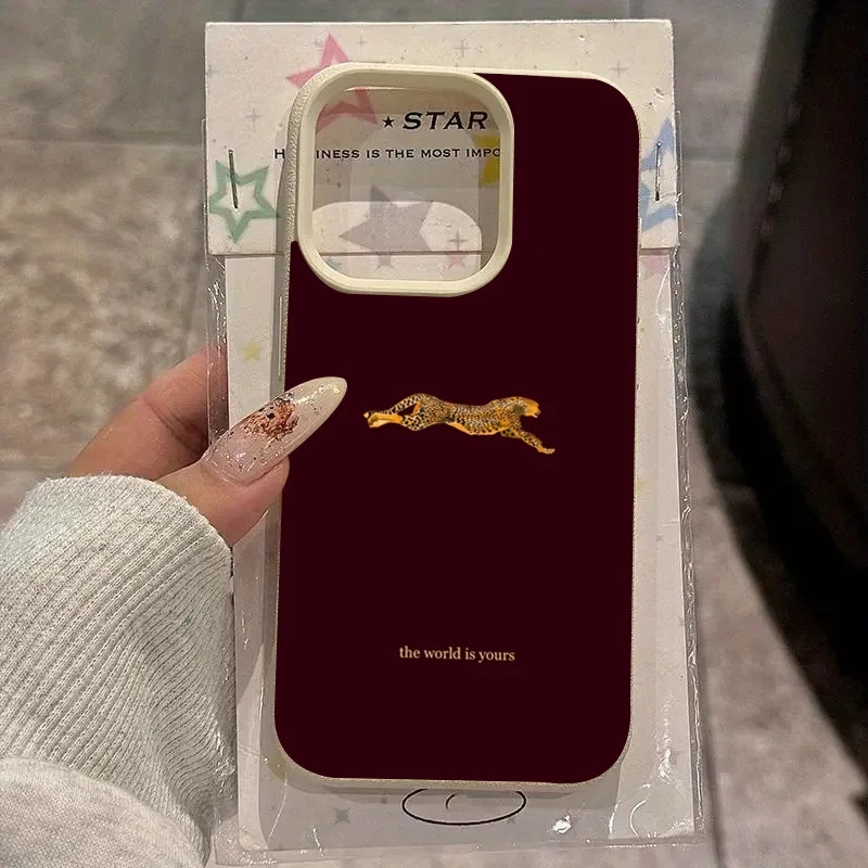 Casing HP Motif Leopard Merah  - Phone Accessories Red ulasan dan harga