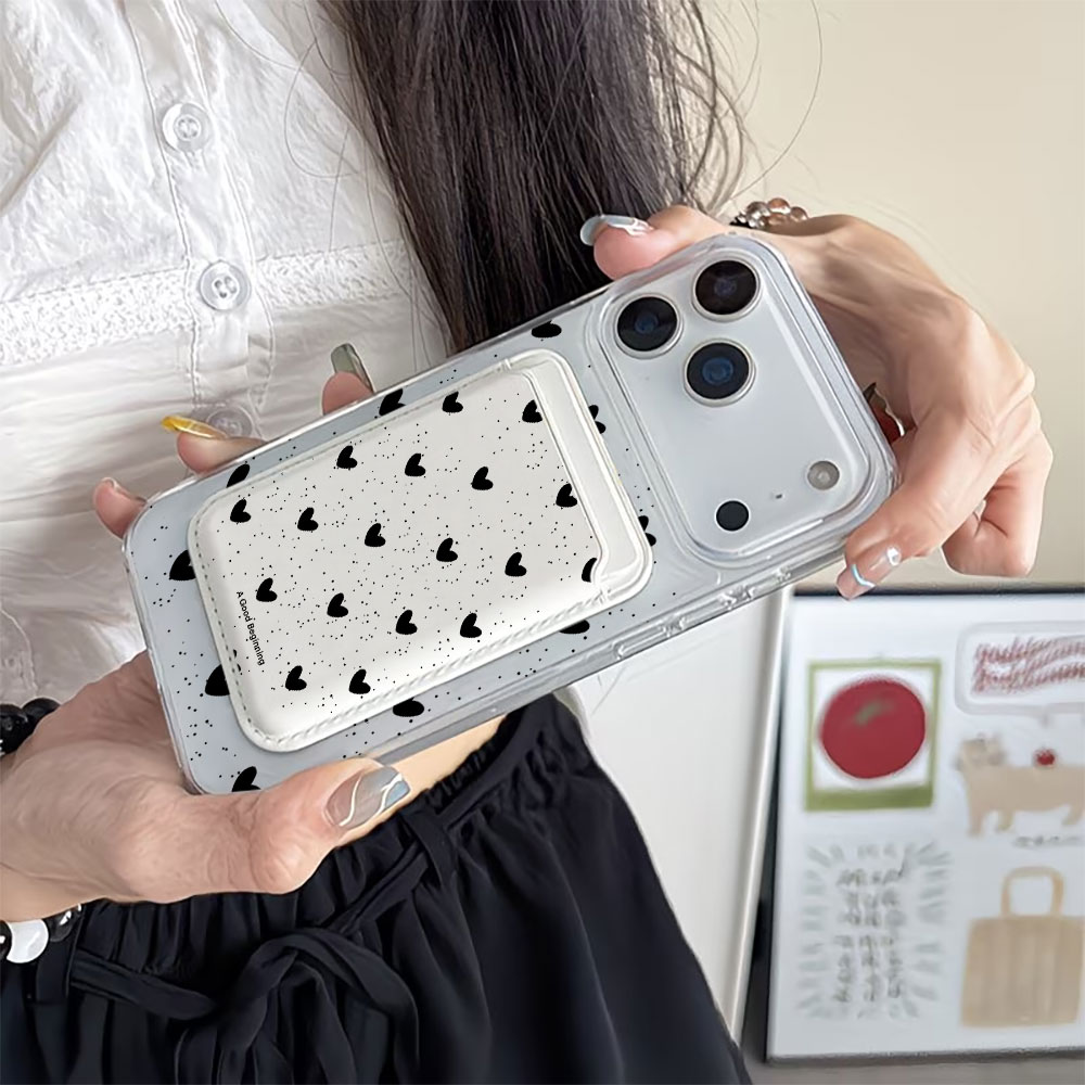 Casing Ponsel Polka Dot Heart  - Phone Accessories Hippers ulasan dan harga