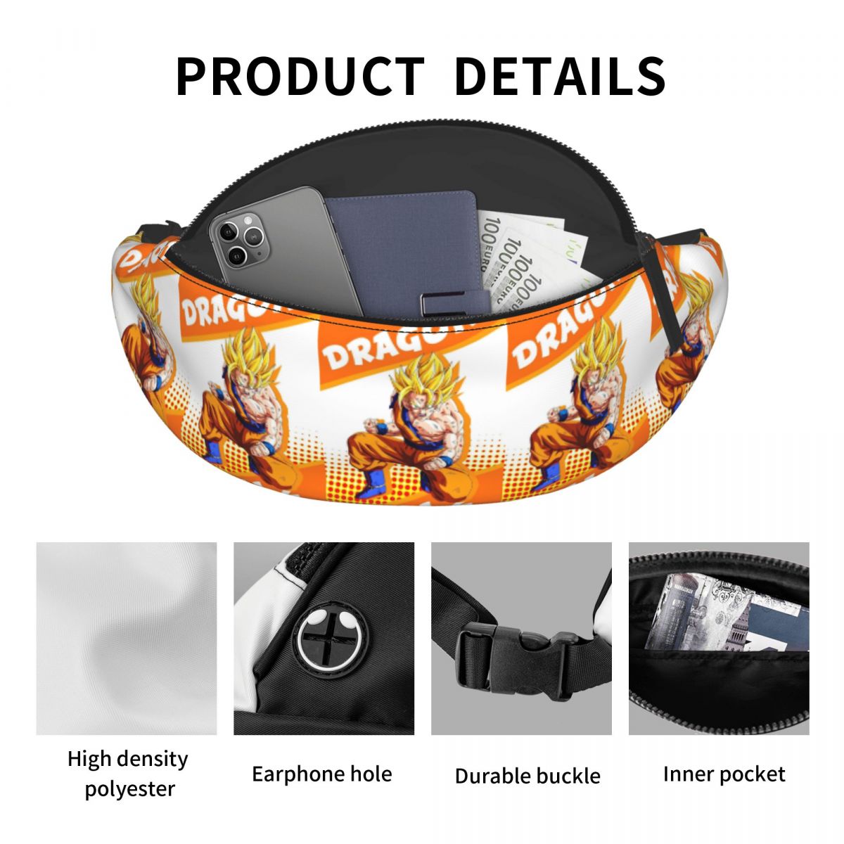 Tas Pinggang Custom DBZ G-Goku - Phone Accessories For Running ulasan dan harga