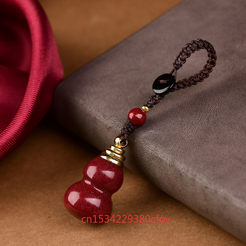 Liontin Cinnabar labu merah me - Phone Accessories Red ulasan dan harga