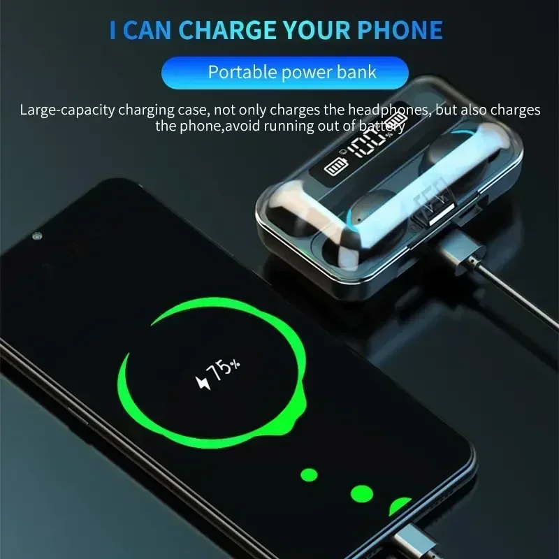 Headphone nirkabel F9 TWS 2026 - Bluetooth Earphone Tws ulasan dan harga