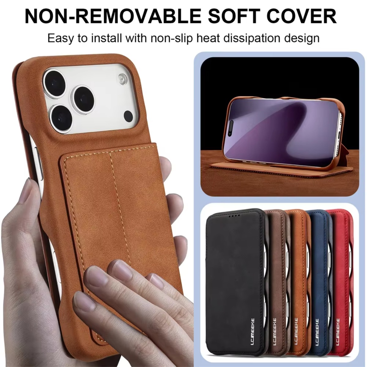 Dompet Kulit dengan Penutup Ma - Phone Accessories Hippers ulasan dan harga