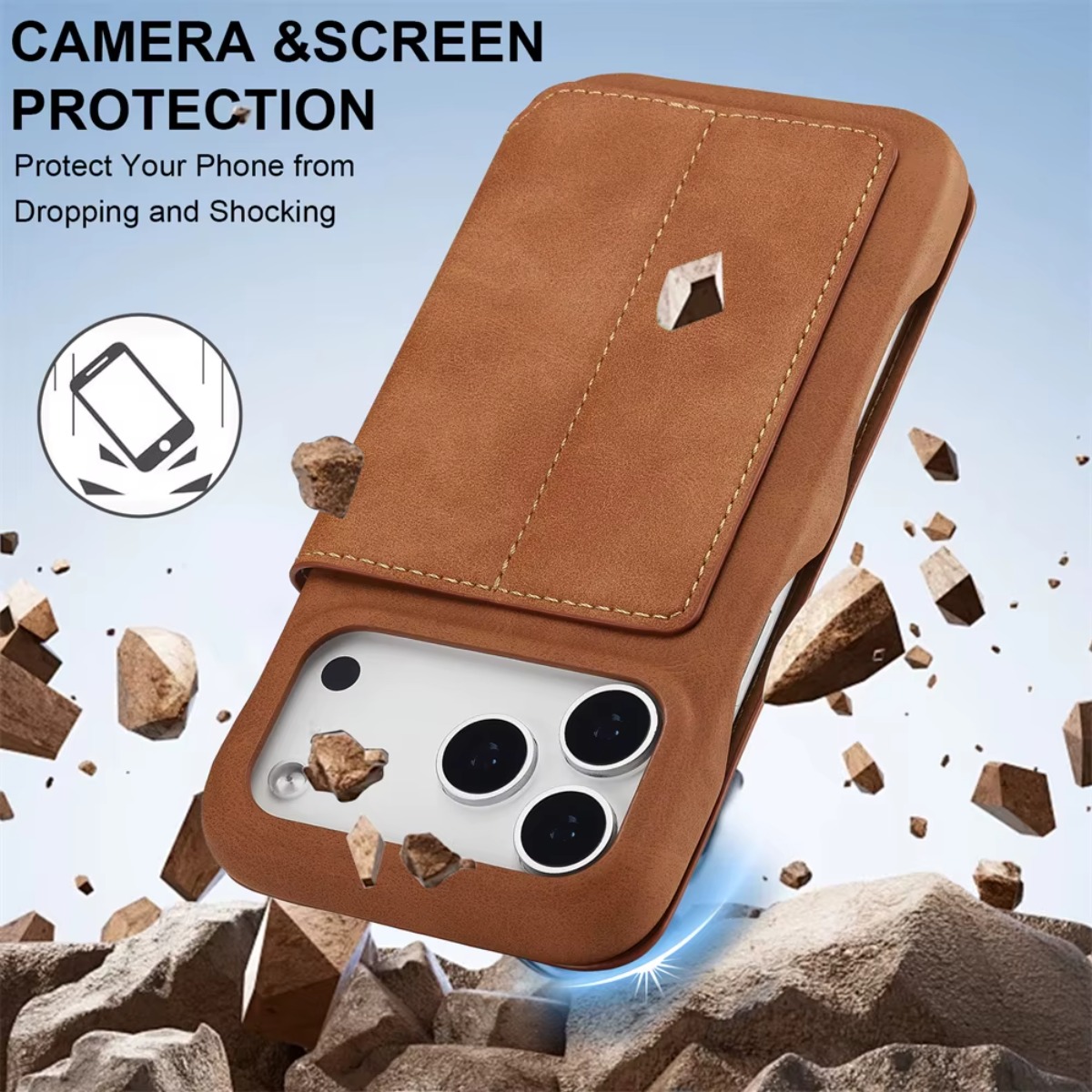Dompet Kulit dengan Penutup Ma - Phone Accessories Hippers ulasan dan harga