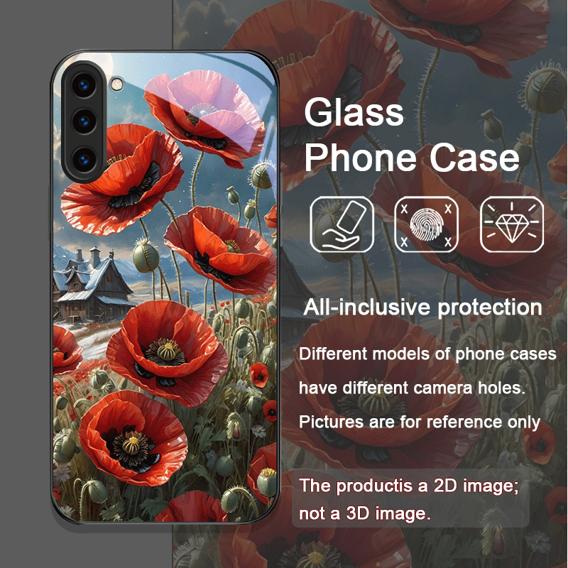 Casing Ponsel Kaca Temper Berp - Phone Accessories Red ulasan dan harga