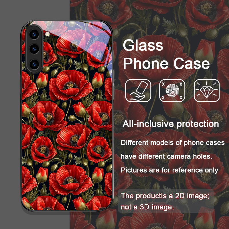 Casing Ponsel Kaca Temper Berp - Phone Accessories Red ulasan dan harga