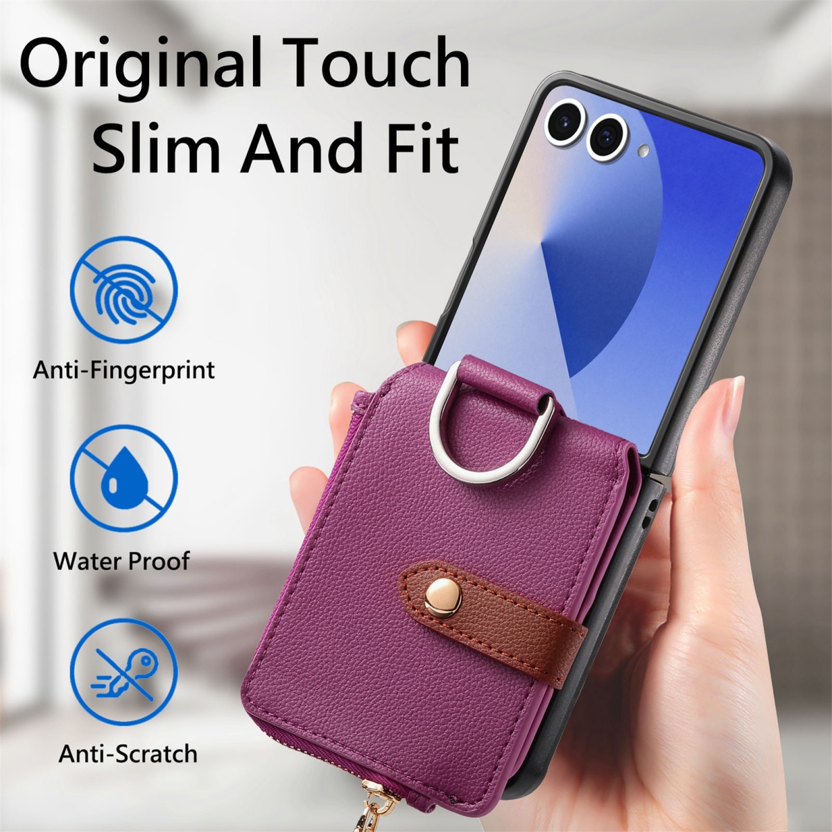 Casing Ponsel Tempat Kartu Mew - Phone Accessories Hippers ulasan dan harga