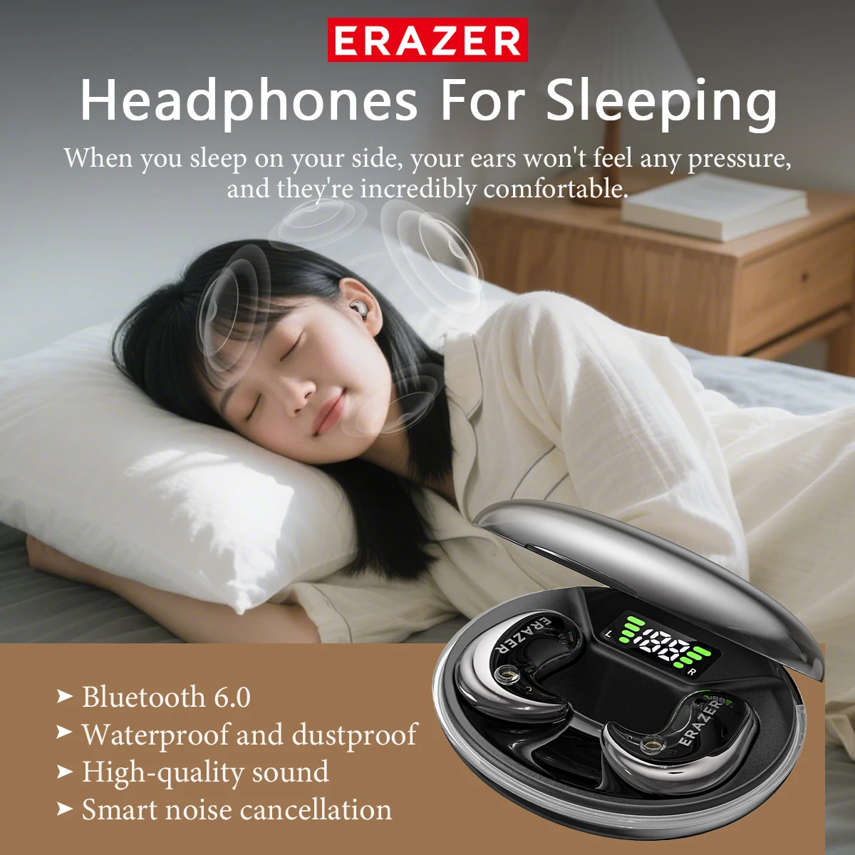 EARZER XF58 Headphone Bluetoot - Bluetooth Earphone Tws ulasan dan harga