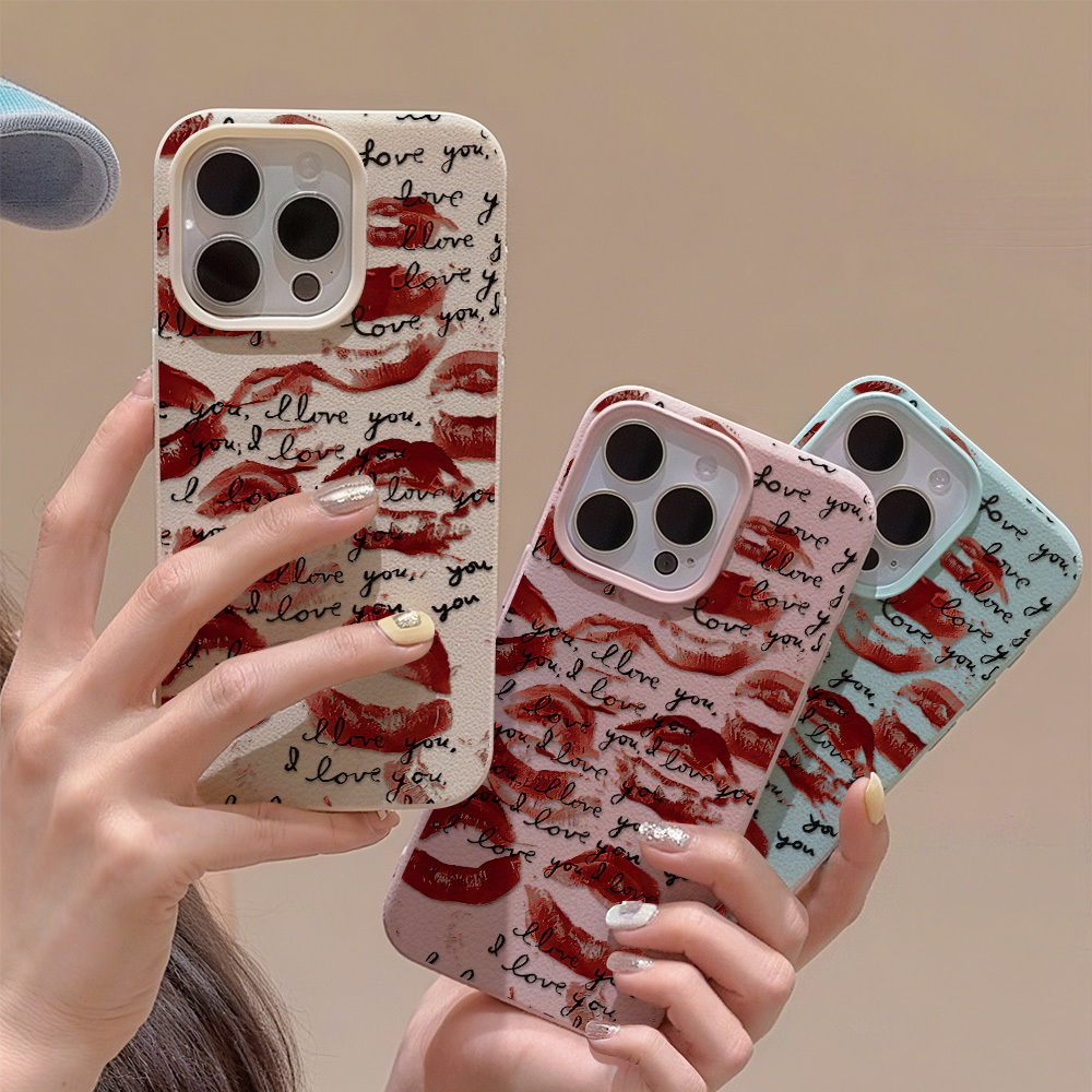 Casing Ponsel Kulit Merah Cera - Phone Accessories Red ulasan dan harga