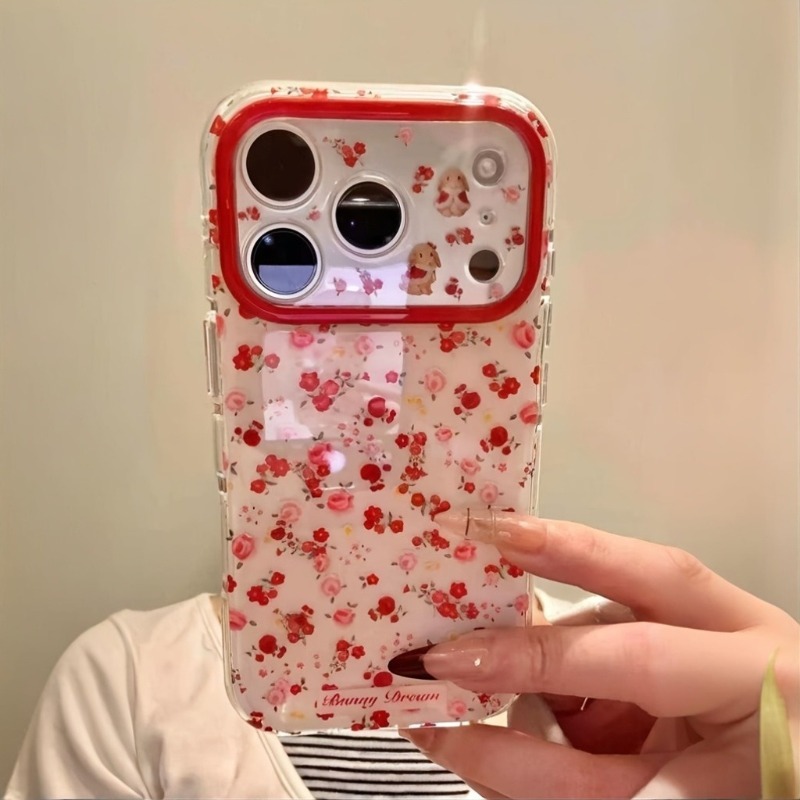 Casing Ponsel Motif Bunga Mera - Phone Accessories Red ulasan dan harga