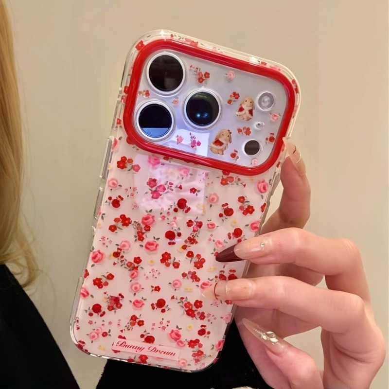 Casing Ponsel Motif Bunga Mera - Phone Accessories Red ulasan dan harga