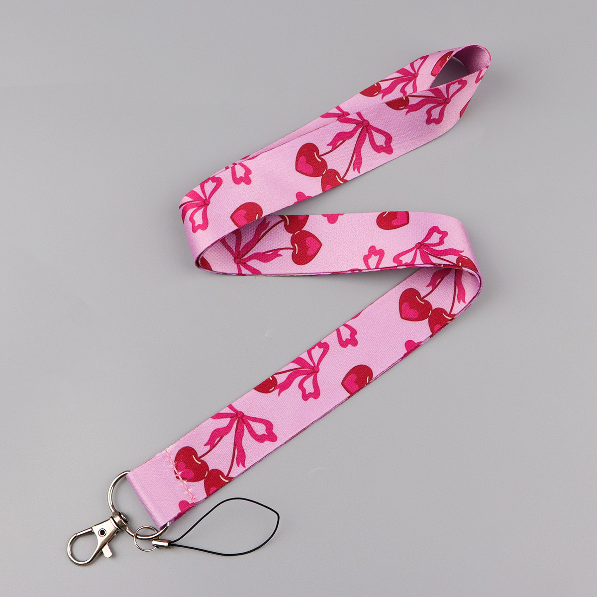 Gantungan Kunci Lanyard Ceri M - Phone Accessories Red ulasan dan harga